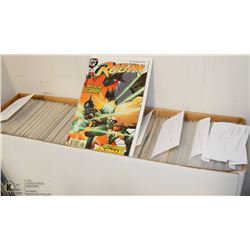 BOX OF 257 ASSORTED COMICS IN SLEEVES