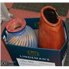 Image 1 : BOX OF MEXICAN POTS