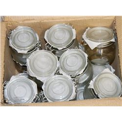 #1) CASE OF 15 NEW CANNING JARS