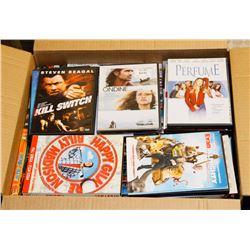BOX OF ASSORTED DVD'S