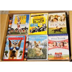 BOX OF ASSORTED DVD'S