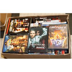 BOX OF ASSORTED DVD'S