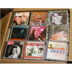 BOX OF ASSORTED CD'S