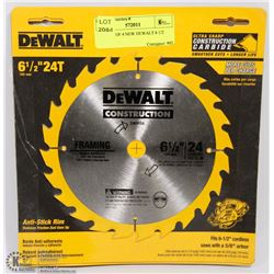 BUNDLE OF 4 NEW DEWALT 6 1/2 INCH,