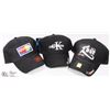 Image 1 : 3 ASSORTED CHRISTIAN BALL CAPS