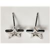Image 2 : #26-STERLING  SILVER DIAMOND STAR EARRING