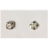 Image 1 : #35-14KT WHITE DIAMOND EARRING