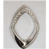 Image 1 : #42-STERLING SILVER DIAMOND PENDANT