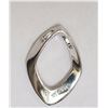 Image 2 : #42-STERLING SILVER DIAMOND PENDANT