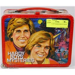 VINTAGE 1977 HARDY BOYS LUNCH BOX
