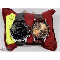 LOT OF 2 NEW GENEVA WATCHES
