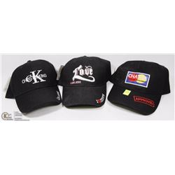 3 ASSORTED CHRISTIAN BALL CAPS