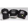 Image 1 : 3 ASSORTED CHRISTIAN BALL CAPS