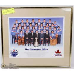 OILERS 1984 STANLEY CUP CHAMPIONS