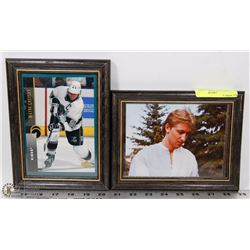 VINTAGE SET OF 2 PICTURES WAYNE GRETZKY