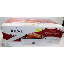 RIVAL 16 QT ROASTER OVEN W/REMOVABLE