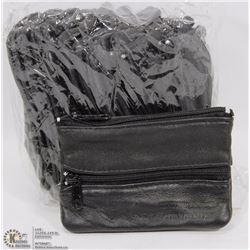 12 GENUINE LEATHER COIN PURSES