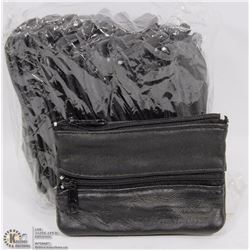 12 GENUINE LEATHER COIN PURSES
