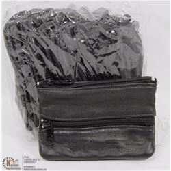 12 GENUINE LEATHER COIN PURSES