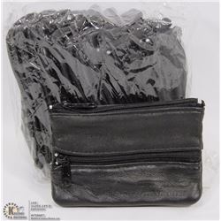 12 GENUINE LEATHER COIN PURSES