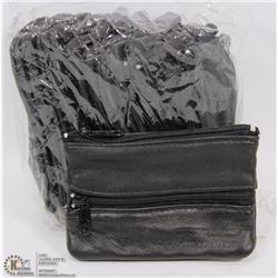 12 GENUINE LEATHER COIN PURSES