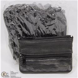 12 GENUINE LEATHER COIN PURSES