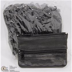 12 GENUINE LEATHER COIN PURSES
