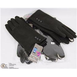 4 PAIRS OF LADIES TEXTING GLOVES