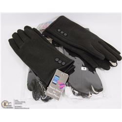4 PAIRS OF LADIES TEXTING GLOVES