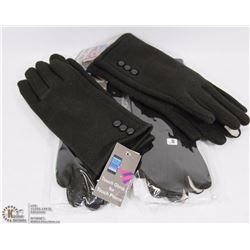 4 PAIRS OF LADIES TEXTING GLOVES