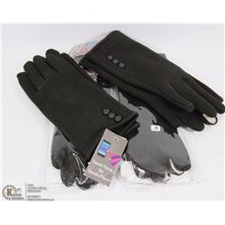 4 PAIRS OF LADIES TEXTING GLOVES