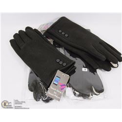 4 PAIRS OF LADIES TEXTING GLOVES