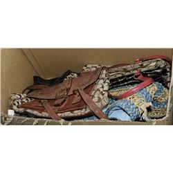 LARGE BOX OF PURSES