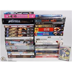 18)BOX OF DVD'S