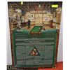 Image 1 : 23X34 POOL HOUSE RULES WALL DISPLAY