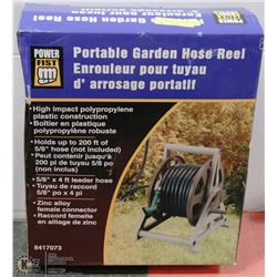 POWER FIST PORTABLE GARDEN HOSE REEL