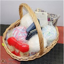 LARGE BASKET OF WOOL  BERNAT (SET OF 4)