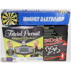NEW GAMES MAGNETIC DART BOARD