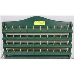 LARGE GREEN SPOOL RACK