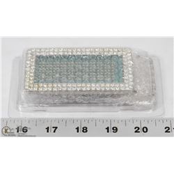 PROGRAMMABLE RHINESTONE TRIM LED BELTBUCKLE