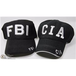 CIA AND FBI BALL CAPS