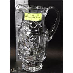 10" PINWHEEL CRYSTAL PITCHER