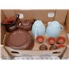 Image 1 : FLAT OF DECORATIVE KITCHENWARE  INCLUDING PYREX
