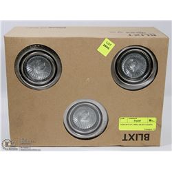 NEW SET OF 3 IKEA BLIXT LIGHTS
