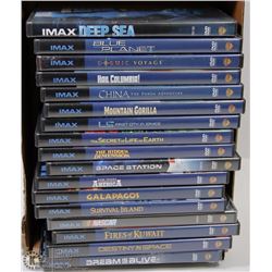 IMAX SERIES DVD COLLECTION, 17 DVDS IN ALL,