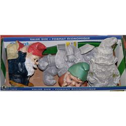 BOX OF 4 GNOMES