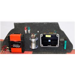 SCHUMACER 2000W INVERTER & ALPINE & CAPACITOR