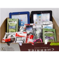 LOT OF CELL PHONE AND TABLET CASES VARIOUS MAKES