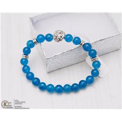 #37-NATURAL BLUE APATILE BRACELET