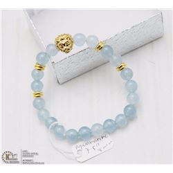 #44- NATURAL BLUE AQUAMARINE BRACELET